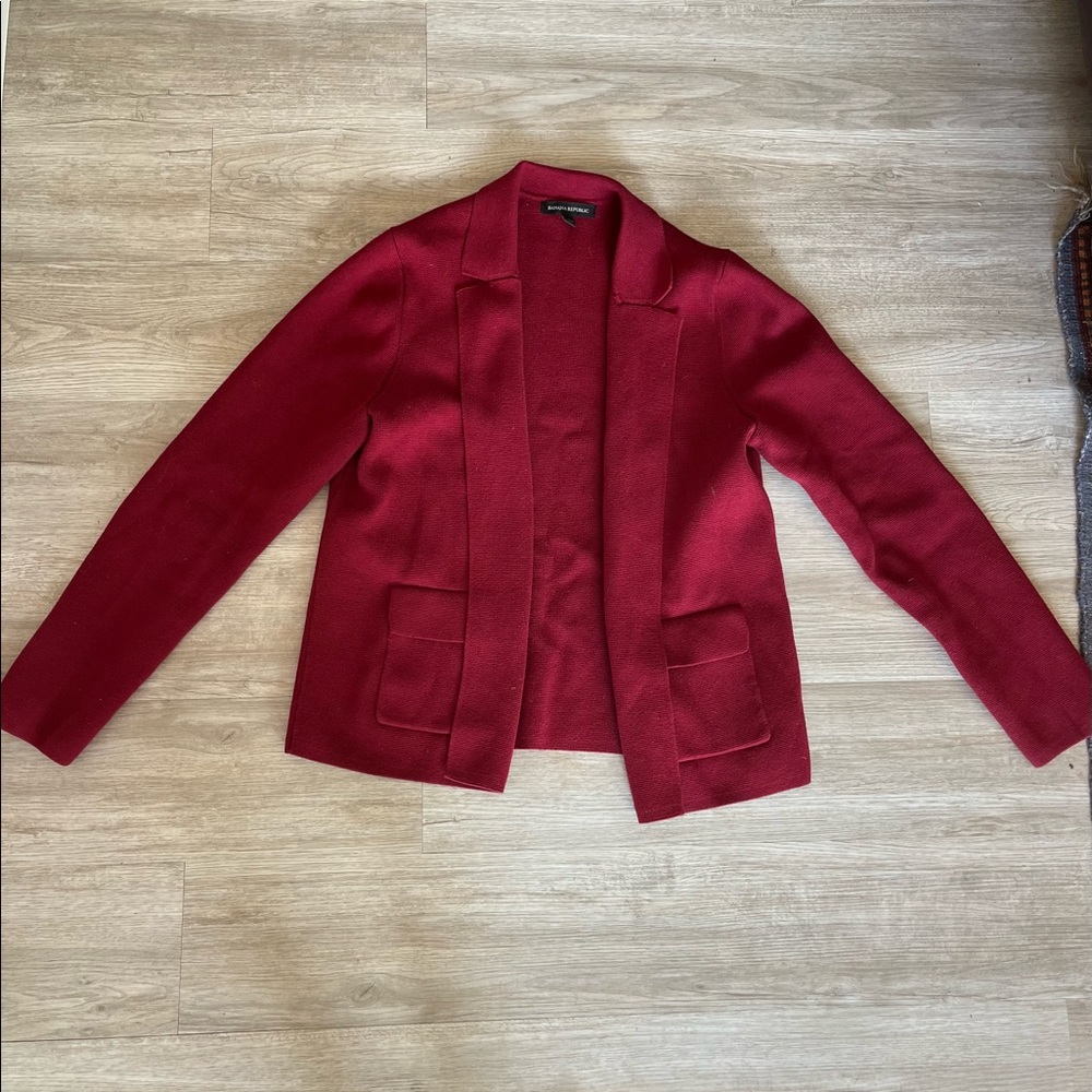 Banana republic sweater blazer